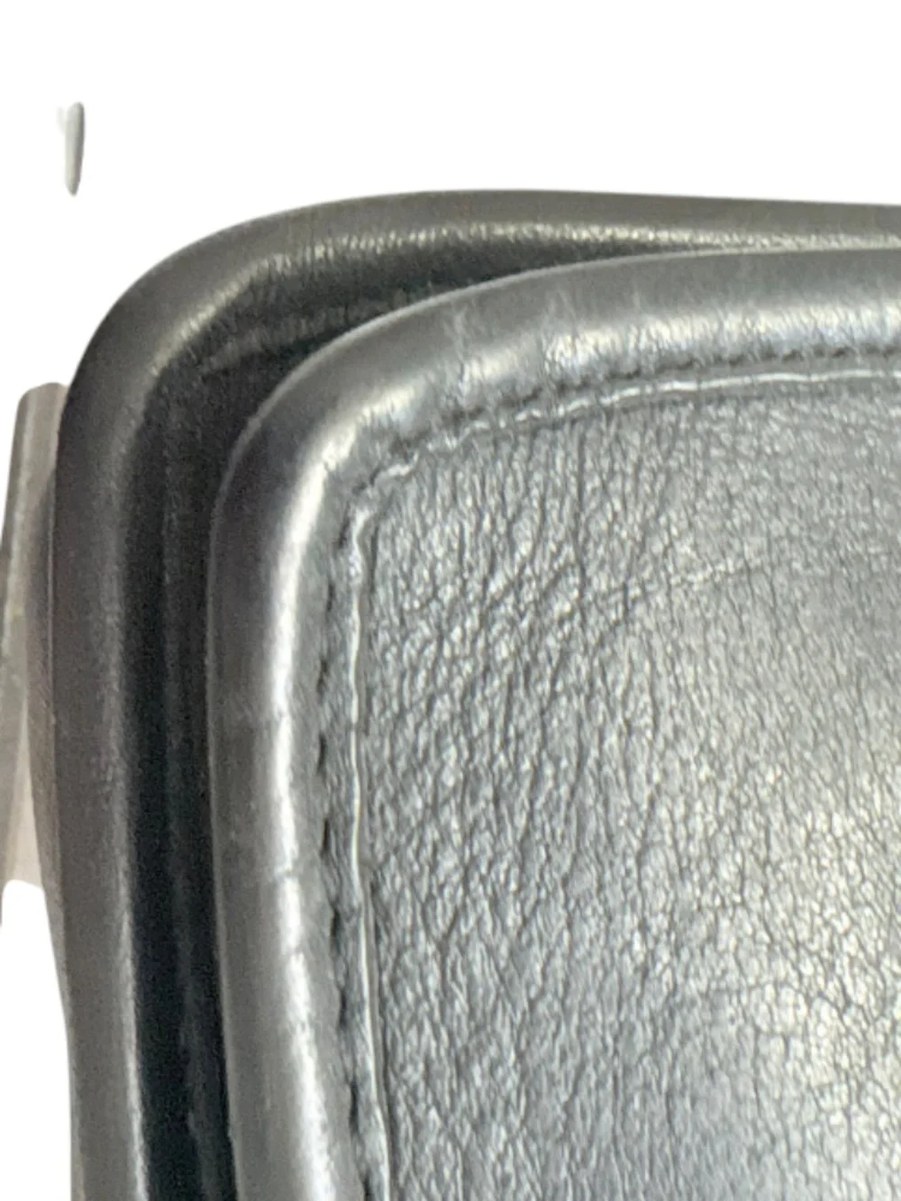 Coach #5130 vintage black leather station bag